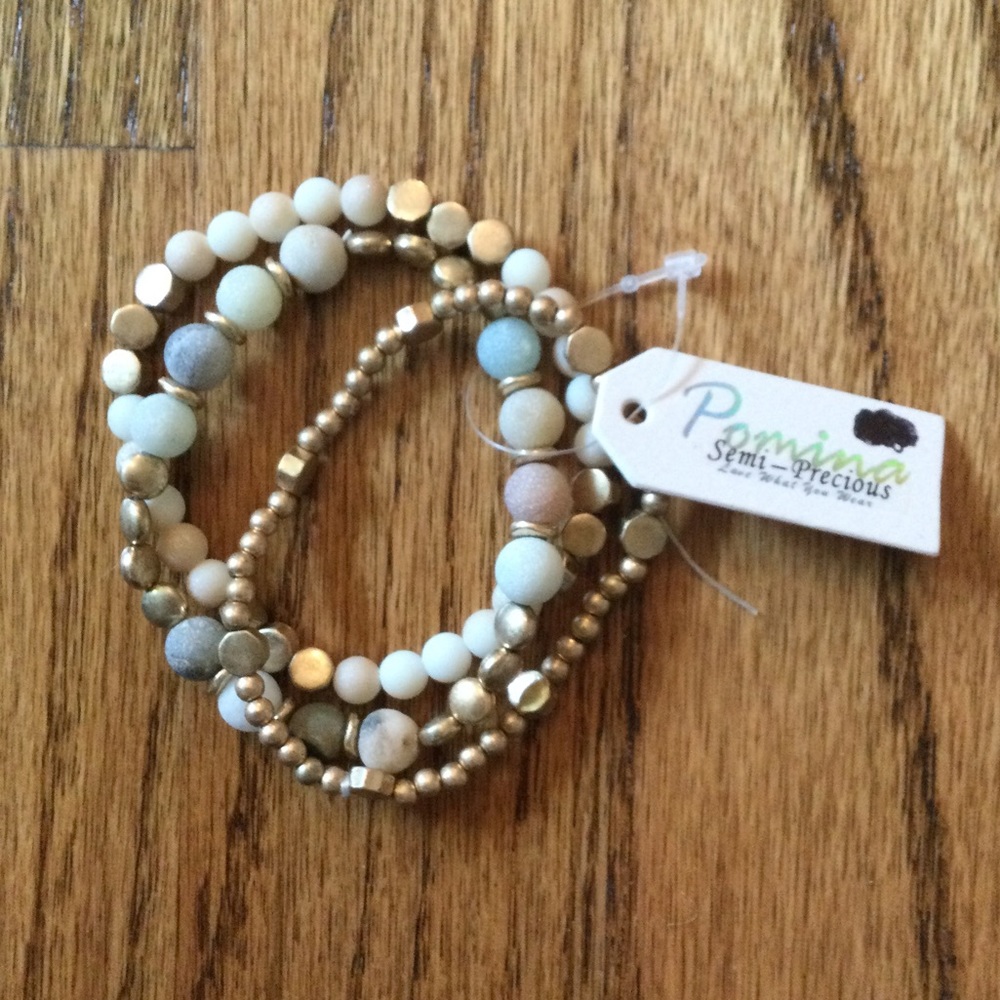 🌀NWT Pomina Boho (3) stretch bracelets